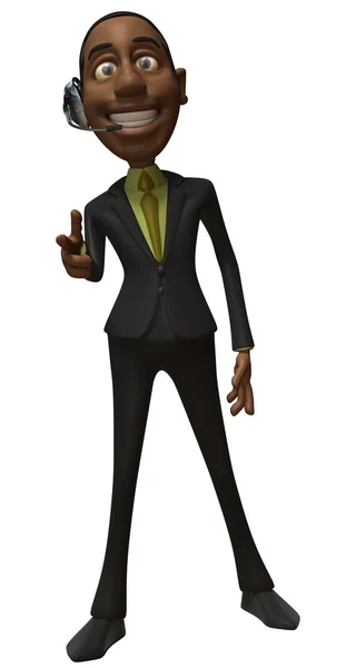 Hombre de negocios 3d ilustración — Foto de Stock