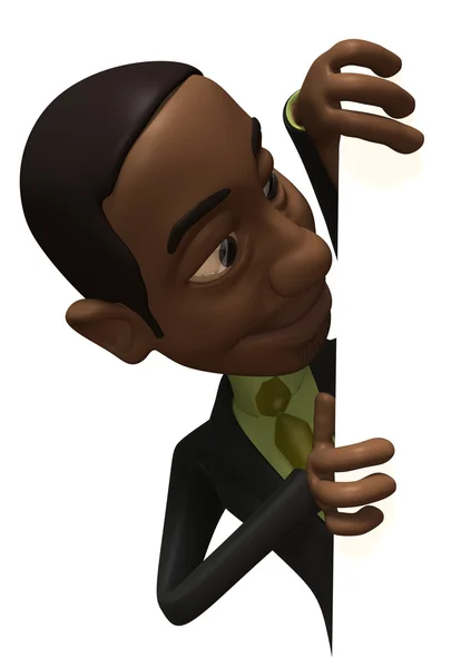 Homem de negócios: ilustração 3d — Fotografia de Stock