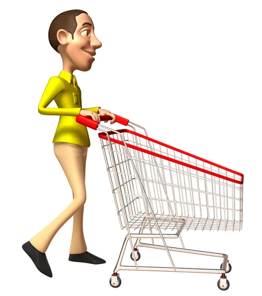 Mann beim Einkaufen — Stockfoto