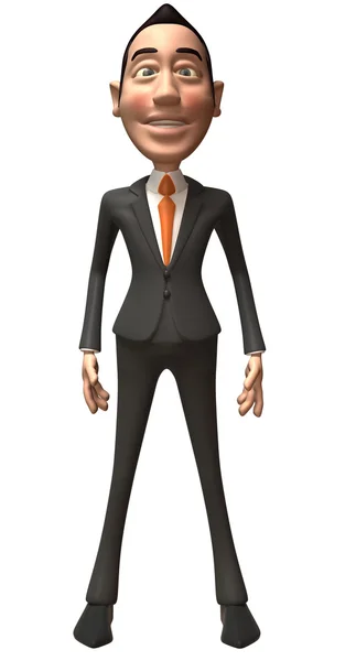 Uomo d'affari: illustrazione 3d — Foto Stock