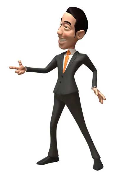 Hombre de negocios: ilustración 3d —  Fotos de Stock