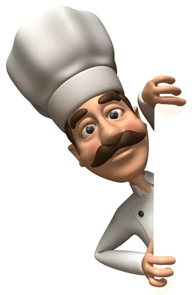 Шеф-кухар 3d ілюстрація — стокове фото