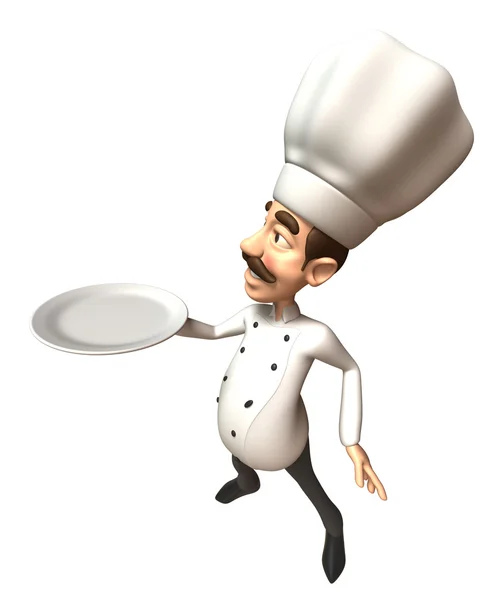 厨师 3d 图 — 图库照片