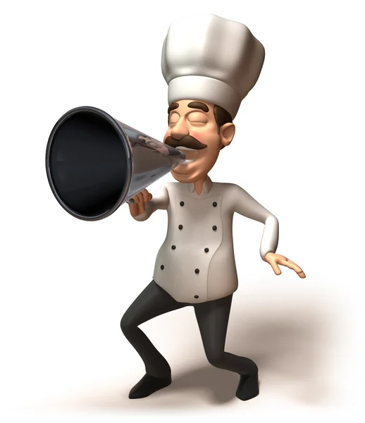 Chef 3d illustration — Stock Photo, Image