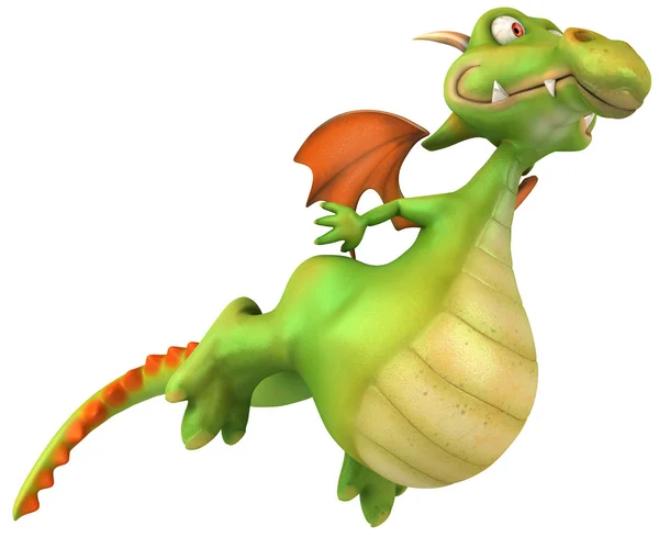 Иллюстрация Dragon 3D — стоковое фото
