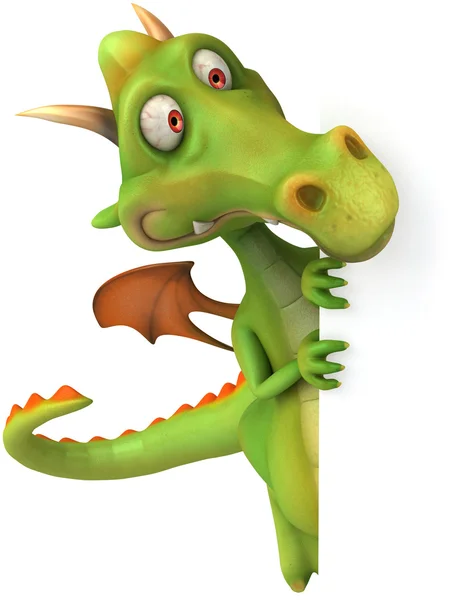 Dragon 3d ilustrace — Stock fotografie