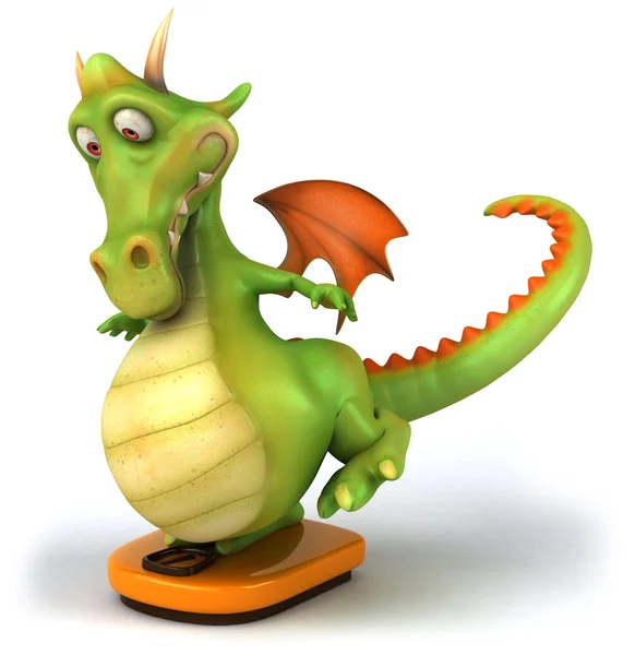 Illustration 3D Dragon — Photo