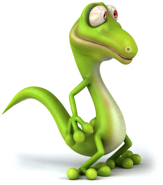 Lizard 3d illustration - Stock-foto