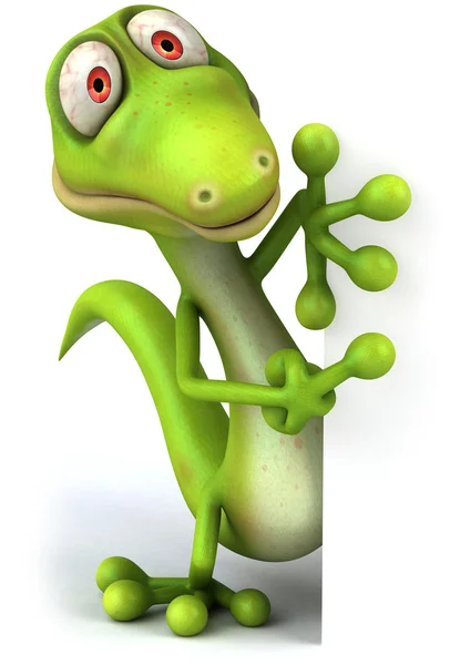 Lizard 3d illustration — Stock Photo, Image