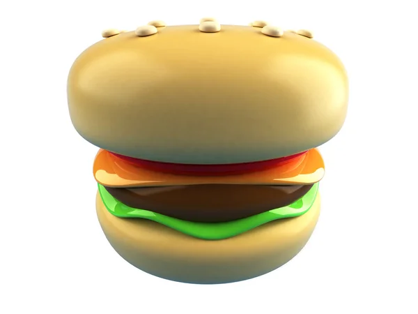 Hamburger ilustracja — Zdjęcie stockowe