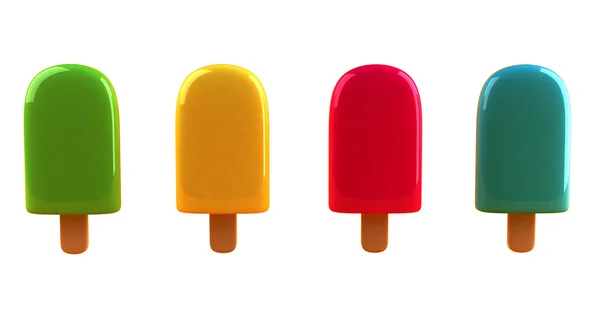 Ice cream sticks — Stock Photo, Image