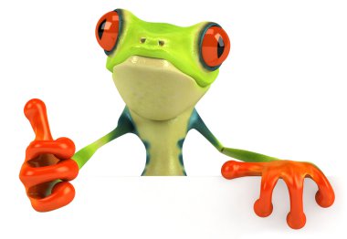 Kurbağa 3d animasyon