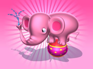 olifant 3d illustratie