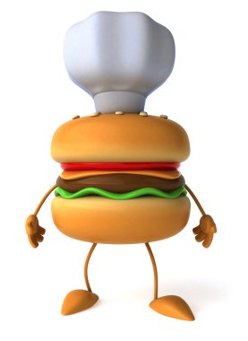 Hamburger 3d