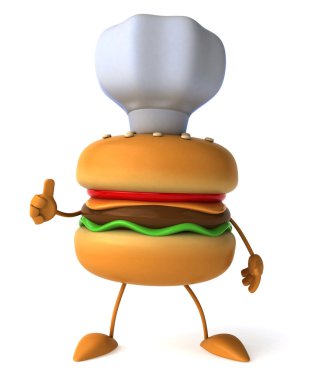 Hamburger 3d