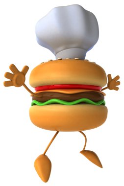 Hamburger 3d