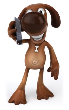 eğlenceli bir köpek
