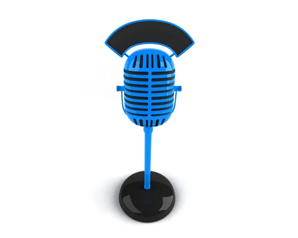 Retro Mikrofon — Stok fotoğraf