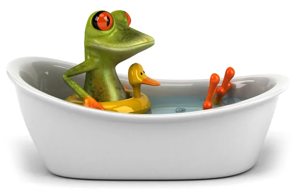 好玩的青蛙 — 图库照片