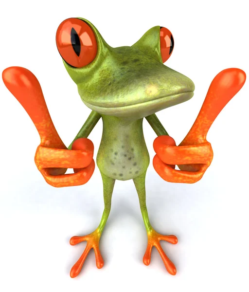 好玩的青蛙 — 图库照片