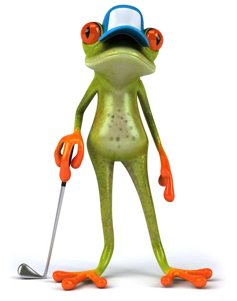 Frog 3d animated — Stock Photo, Image