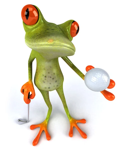 Frog 3d animeret - Stock-foto