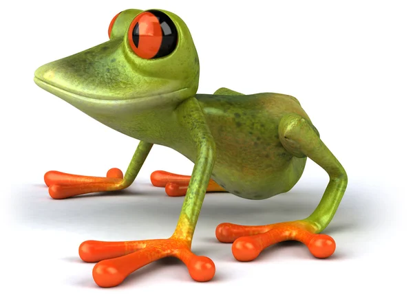 Kurbağa 3d animasyon — Stok fotoğraf