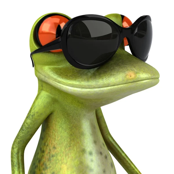 개구리 3d 애니메이션 — 스톡 사진