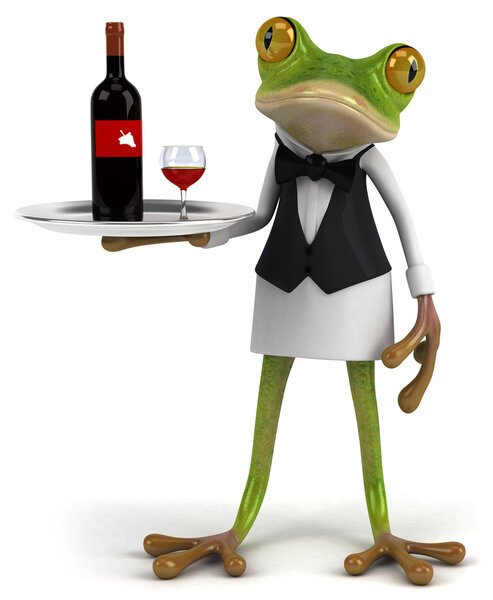 Frog 3d animated