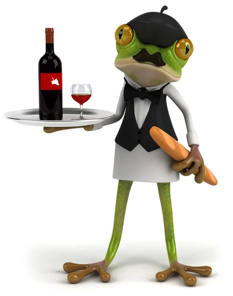 stock image Frog 3d animated