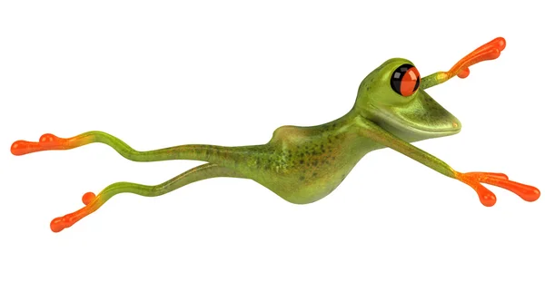 Frog 3d animated — Stock Photo, Image