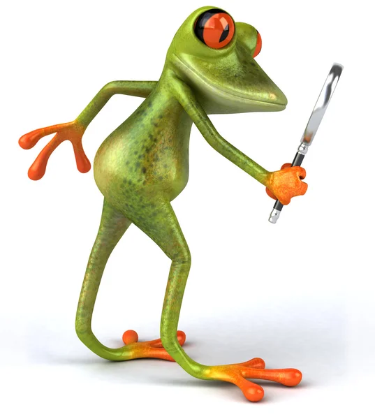 Frog 3d animated — Stock Photo, Image