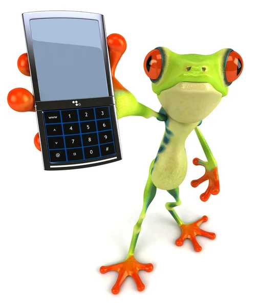 stock image Frog 3d animated