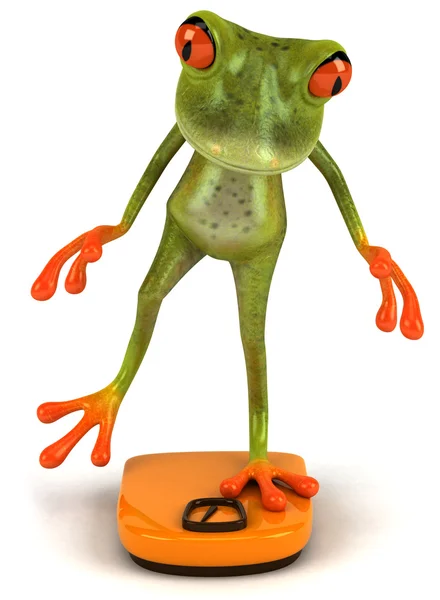 Frosch 3D animiert — Stockfoto