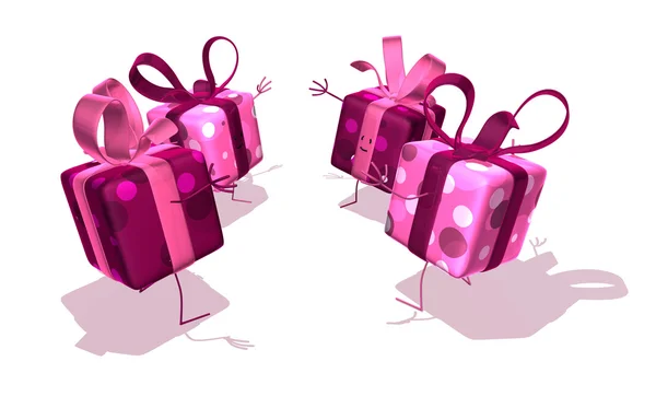 Gifts 3d illustrations — Stock Photo, Image