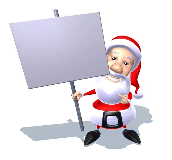 Illustration 3d Santa — Photo
