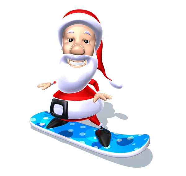 stock image Santa 3d illustration