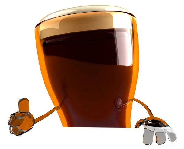 Bira 3d animasyon — Stok fotoğraf