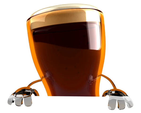 Animacja 3d piwo — Zdjęcie stockowe