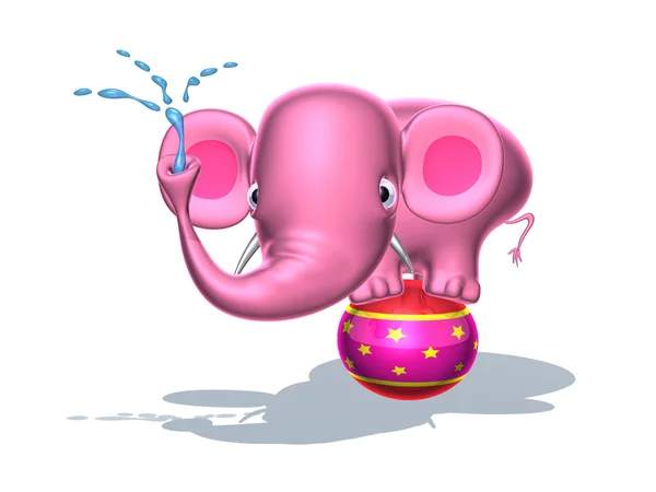 Elephant 3d illustration — Stock Photo, Image