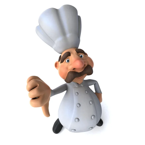 Шеф-повар 3d — стоковое фото