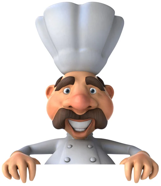 Chef-kok 3d — Stockfoto
