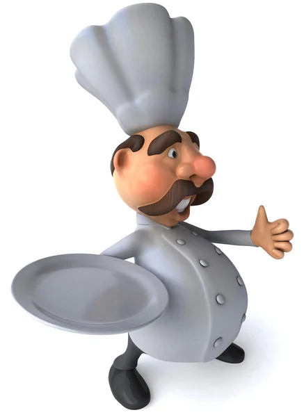 Chef-kok 3d — Stockfoto