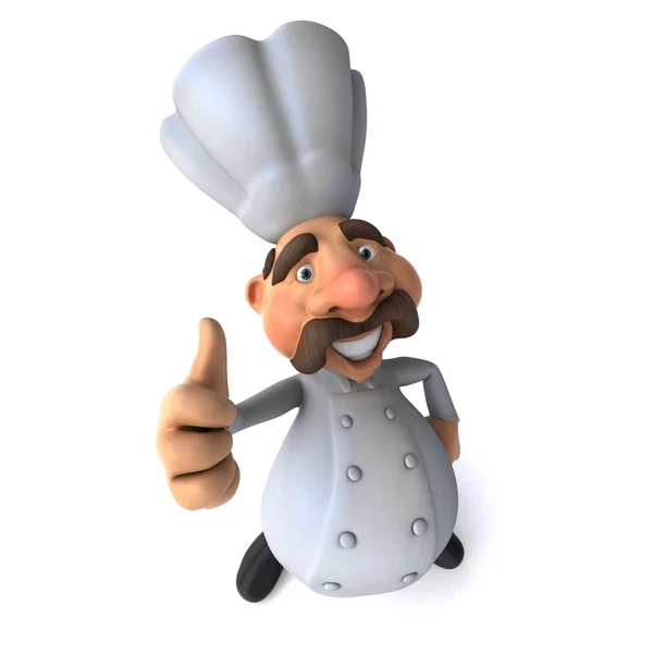 Lo chef 3d — Foto Stock