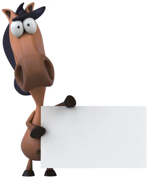 Koń animacji 3d — Zdjęcie stockowe