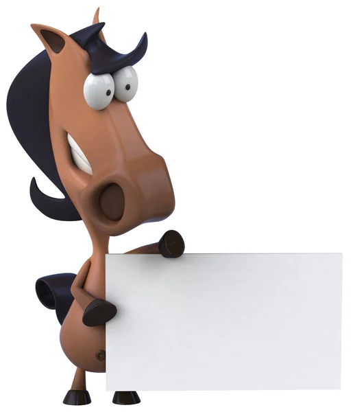 Paard 3d animatie — Stockfoto