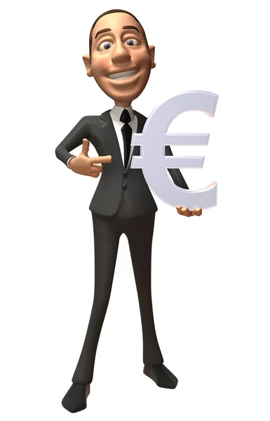 Business man 3d illustration — Stock Photo, Image