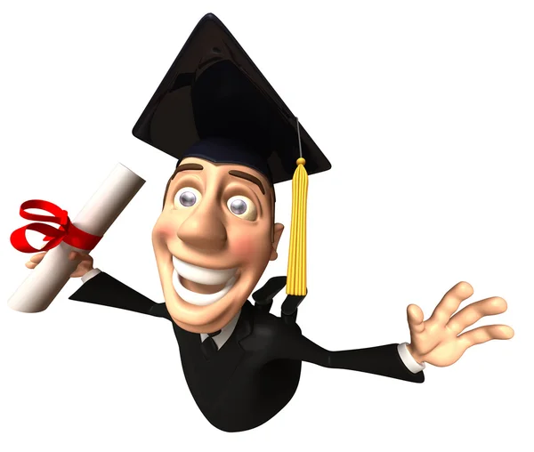 Diploma 3d ilustration — Stock Photo, Image