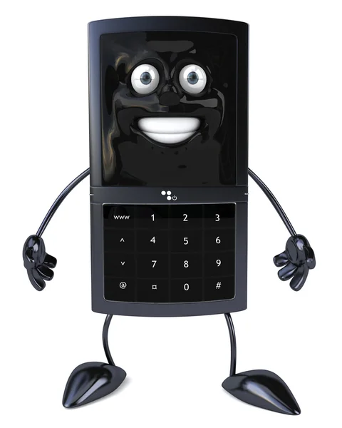 Telefon 3d-animering — Stockfoto