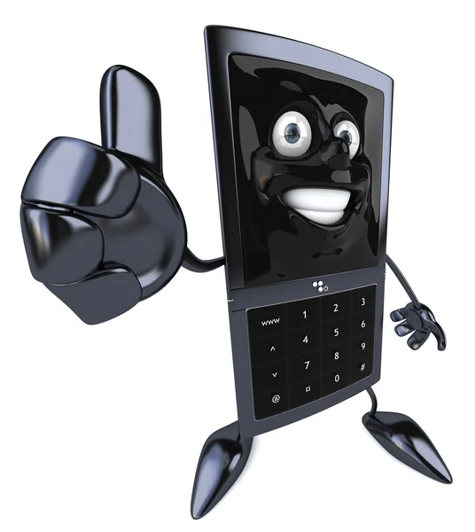 Telefon 3d-animering — Stockfoto